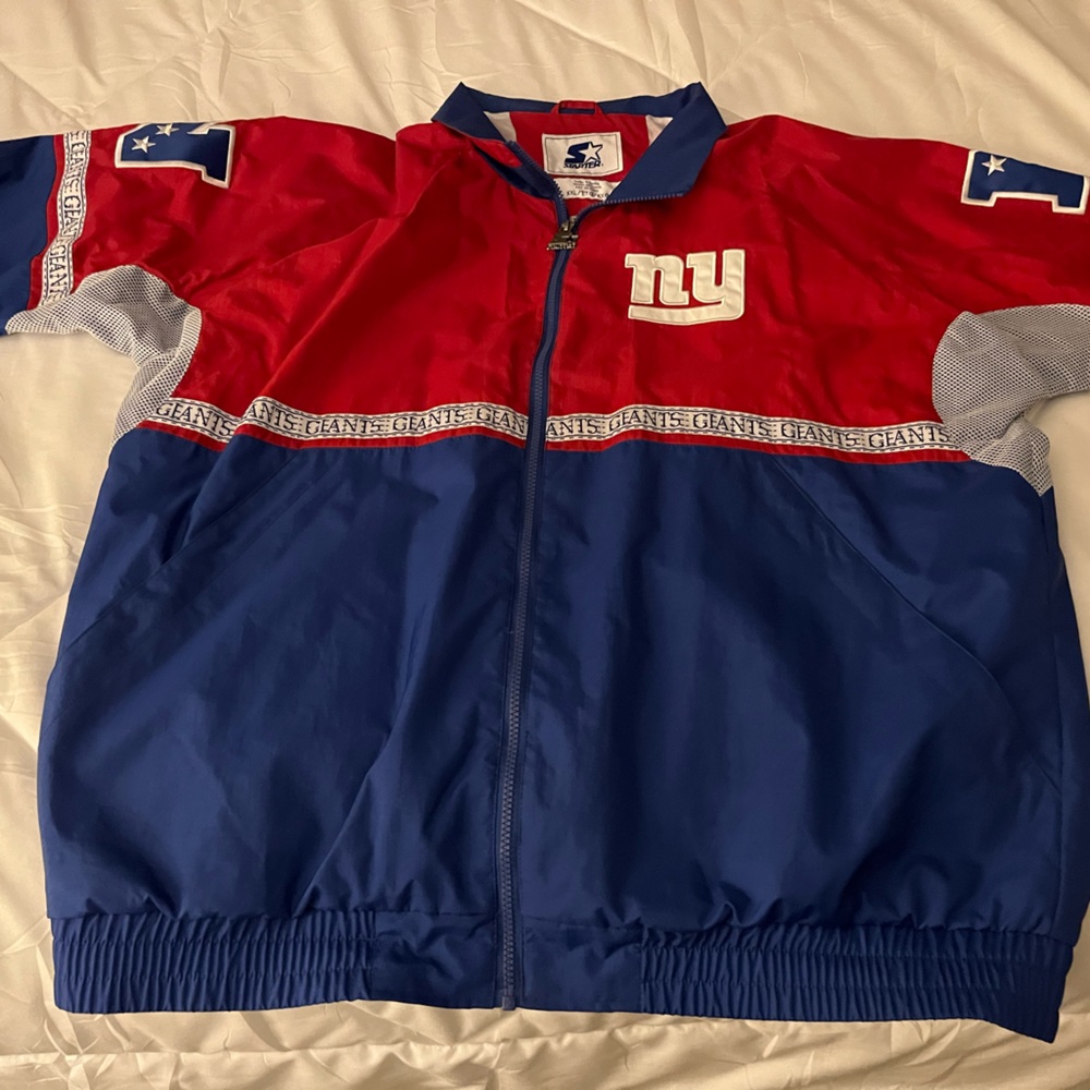 NY Giants Starter wind breaker size XXL
